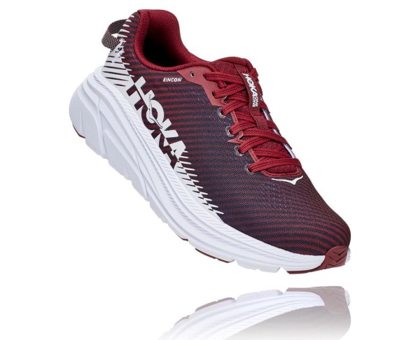 Hoka One One Rincon 2 Womens UK - Brown / White Road Running Shoes - AJGYD7486